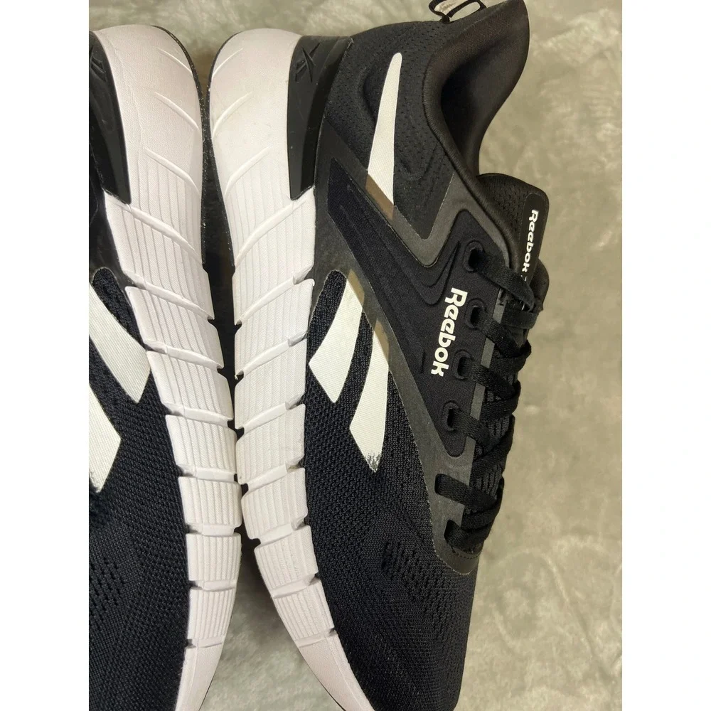 Reebok Nano Gym Men's Cross Training Shoes Size 11 Black White Athletic Sneakers